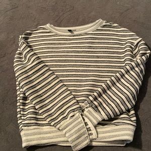 Cute black and white sweater